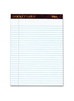 TOPS 63755 Docket Gold Project Planner Pad, Letter size, Each
